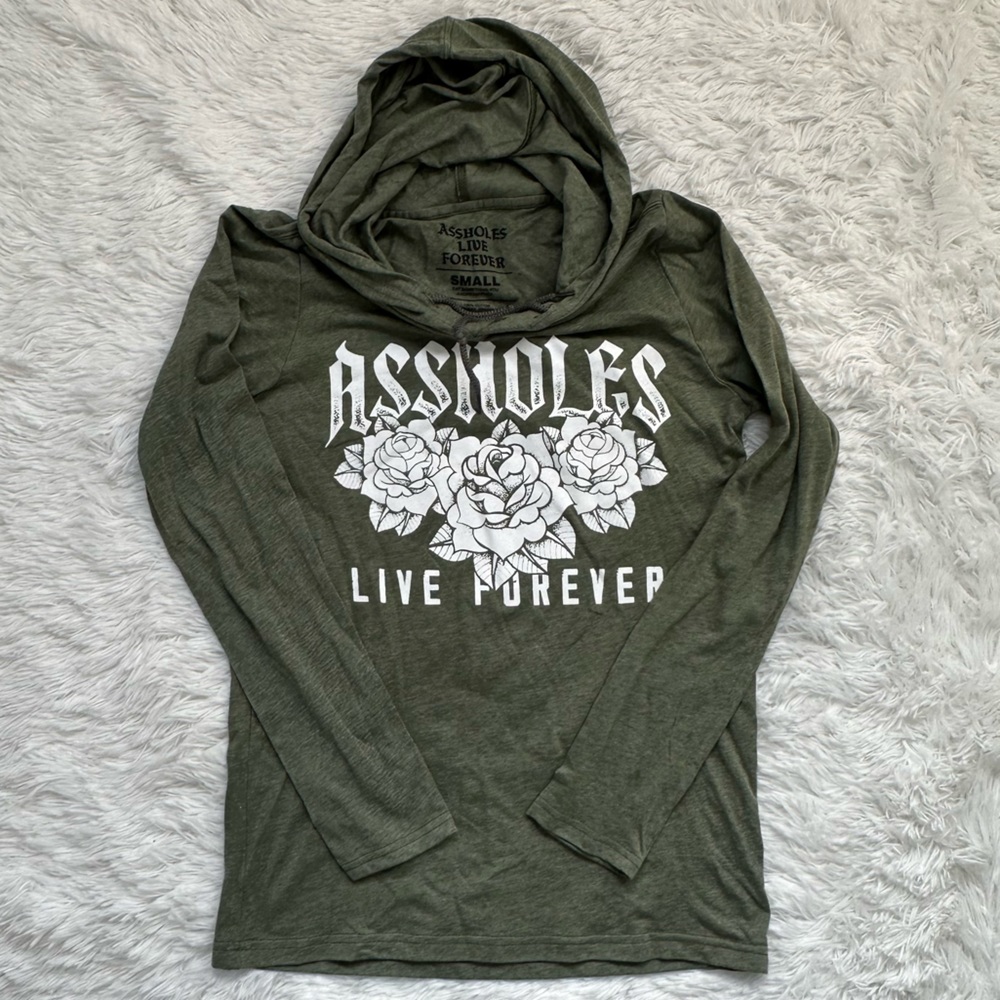 NWT ALF Long Sleeve Hooded Tee
